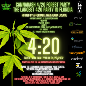 420 party flyer april 2022